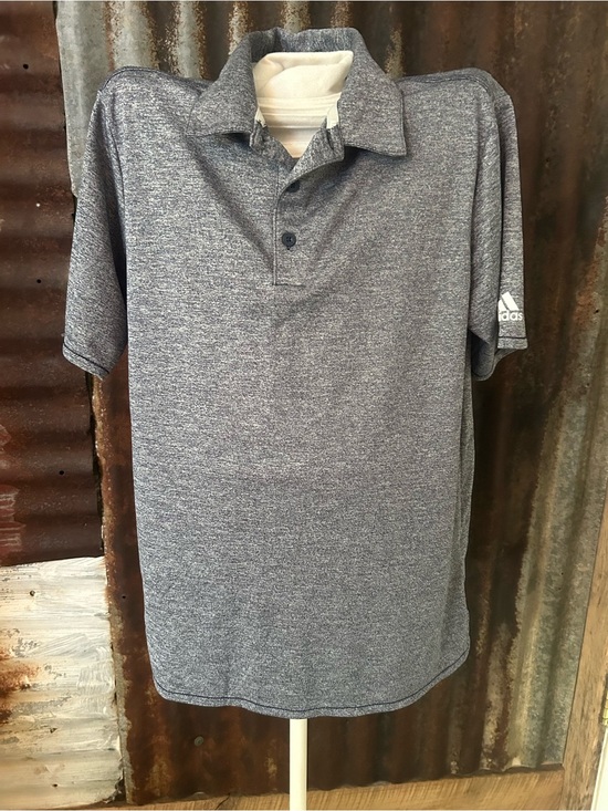 adidas Other - Adidas Golf Men’s Heather Gray Performance Polo Shirt- Mens Small